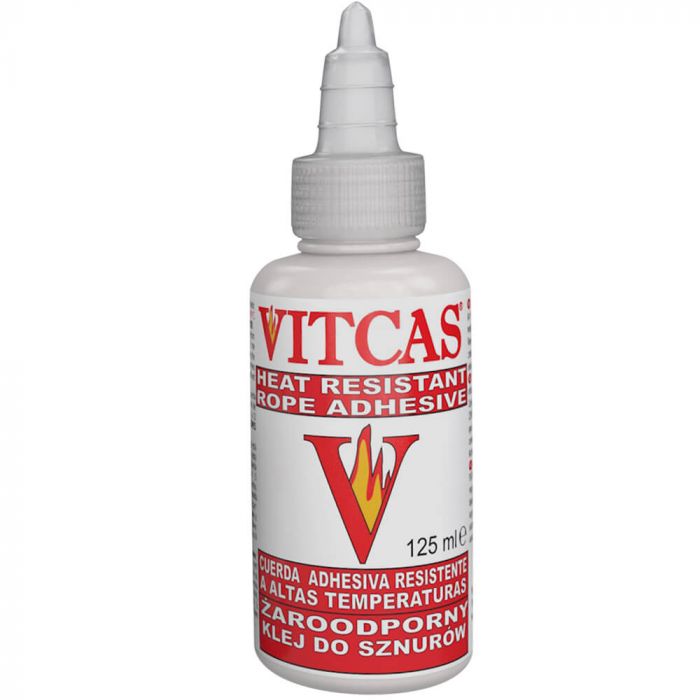 Żaroodporny klej do sznurów Vitcas 1000°C 125ml Biały